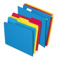 Pendaflex Essentials Hanging File Folders 8-1/2 x 11", Assorted Colors, Pk24 16157
